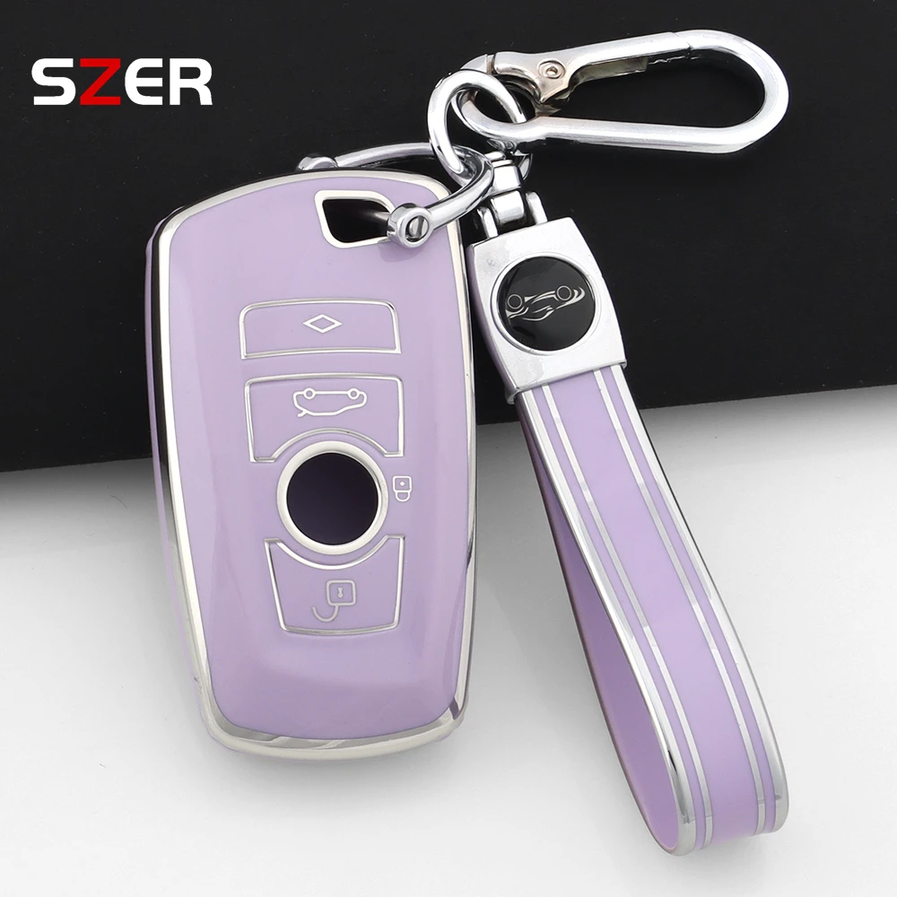TPU Auto Schlüssel Fall Abdeckung Für BMW F20 F30 G20 f31 F34 F10 G30 F11 X3 F25 X4 I3 M3 M4 1 3 5 serie Shell Fob Schlüsselbund Zubehör