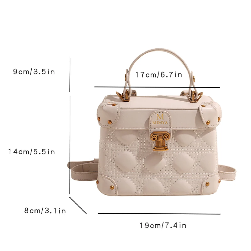 French luxury handbag 2024 new minimalist and fashionable small square bag trend versatile popular crossbody bag