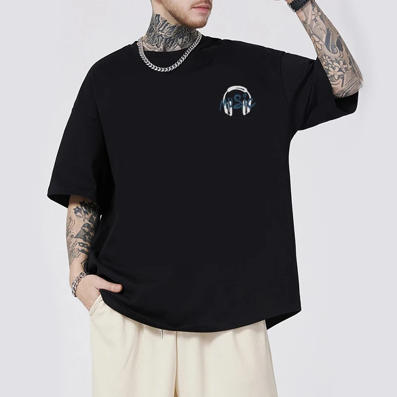 Men\'s Cotton Orange T-shirt Hot Selling in Summer Trendy Printed Top Angel Wing Shape Fashionable Men\'s Clothing Sports Shirts