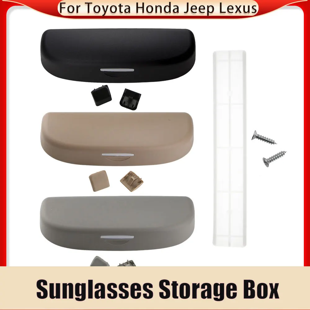

Car Glasses Case Sunglasses Holder Box for Jeep Commander Compass Toyota Corolla Vios Yaris Honda Fit Lexus NX UX Accessories