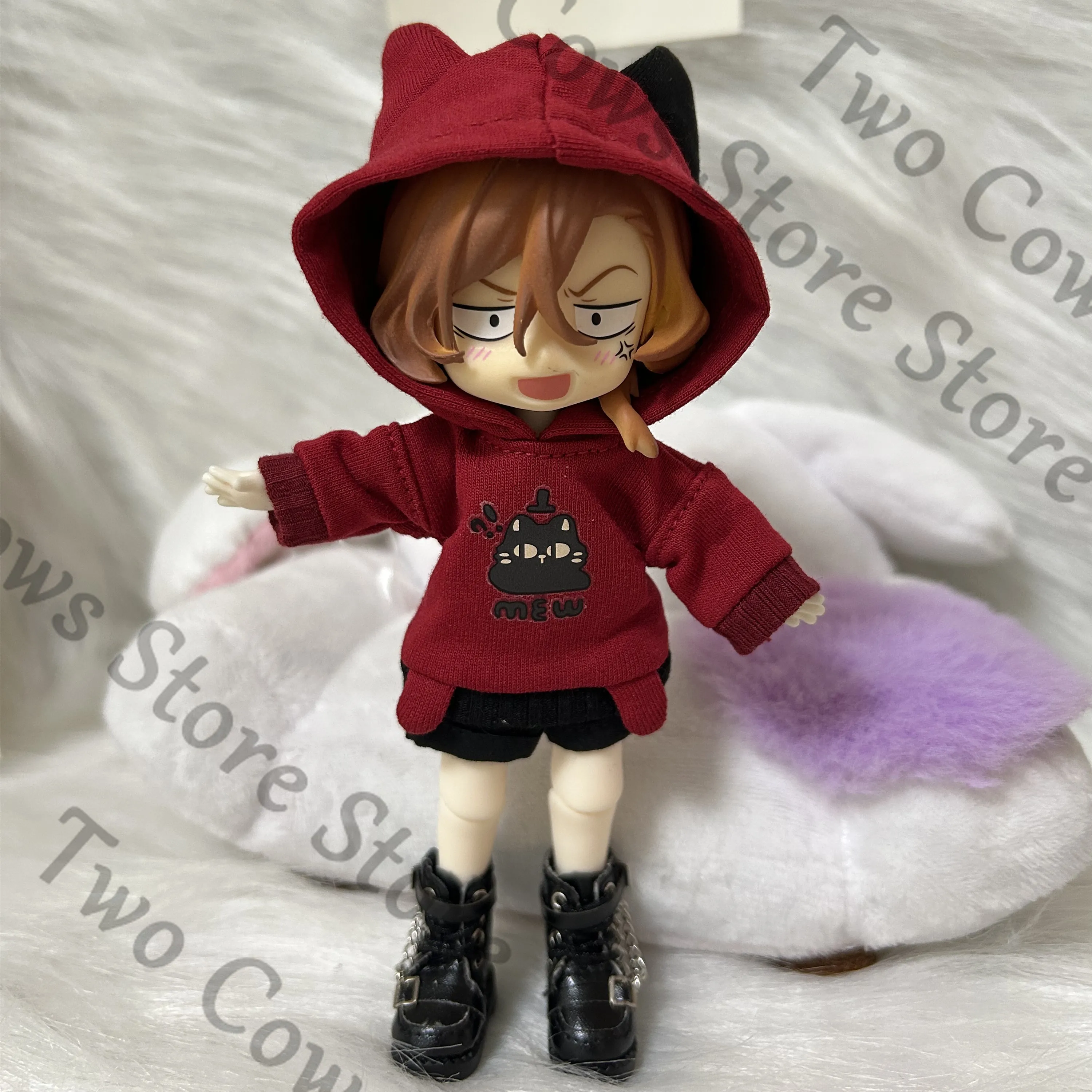 Anime Bungo chiens errants Nakahara Chuya PVC poupée jouets Kits de Garage mobilité commune Figurine modèle Maumet Cosplay dessin animé cadeau ob11
