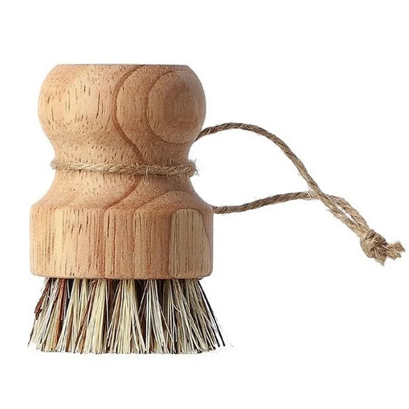 

CQMF-Wooden Pot Scrubber Multi-Purpose Kitchen Wood Cleaning Brush Oil Pan Brush Stove Brush Dish Brush Kitchen Tools