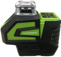 Huepar 7211CG Self-Leveling Green Laser Level Cross 5 Line 2 Plumb Dots Tool 360 Horizontal