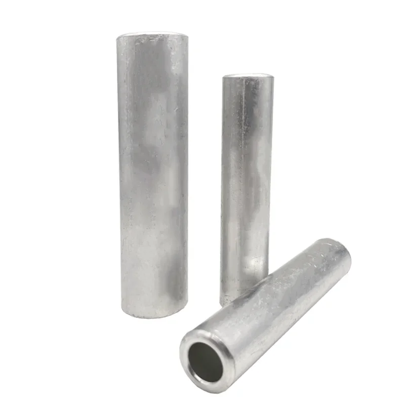 Tubo in filo di alluminio GL-10 16 25 35 50 75 ~ 240 mm2 foro per cavo che passa il manicotto di collegamento tubo capocorda connettore terminale a crimpare
