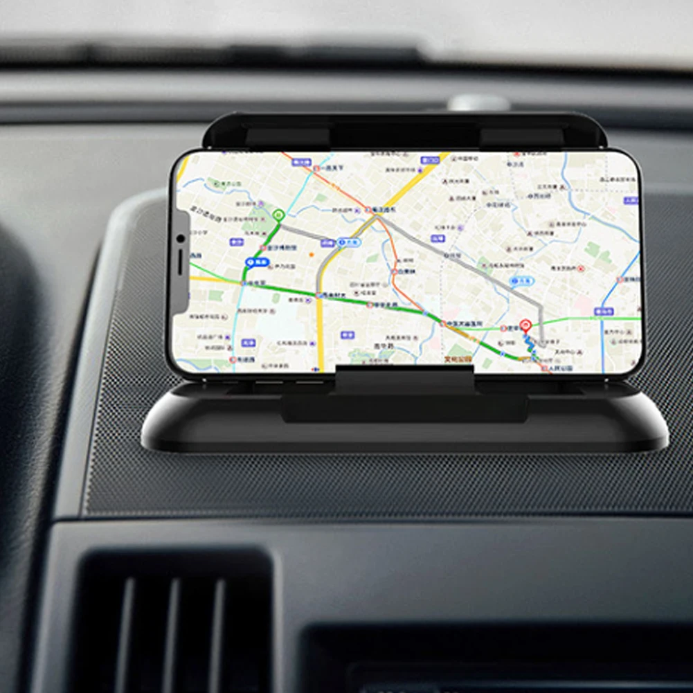 

Car Phone Holder Universal Dashboard Phone Mount for Car Anti-Slip Mat Silicone Suction Pad Adjustable Support for 3.5-7 Inch