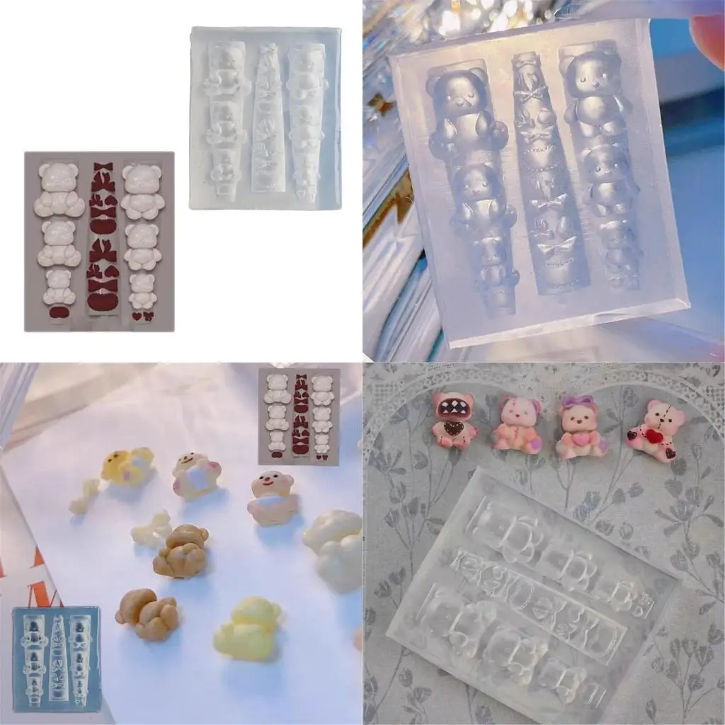Creative Art Silicone Mould for Easy Pattern and Designs Creation Soft Materials Fit Various Shapes and Length