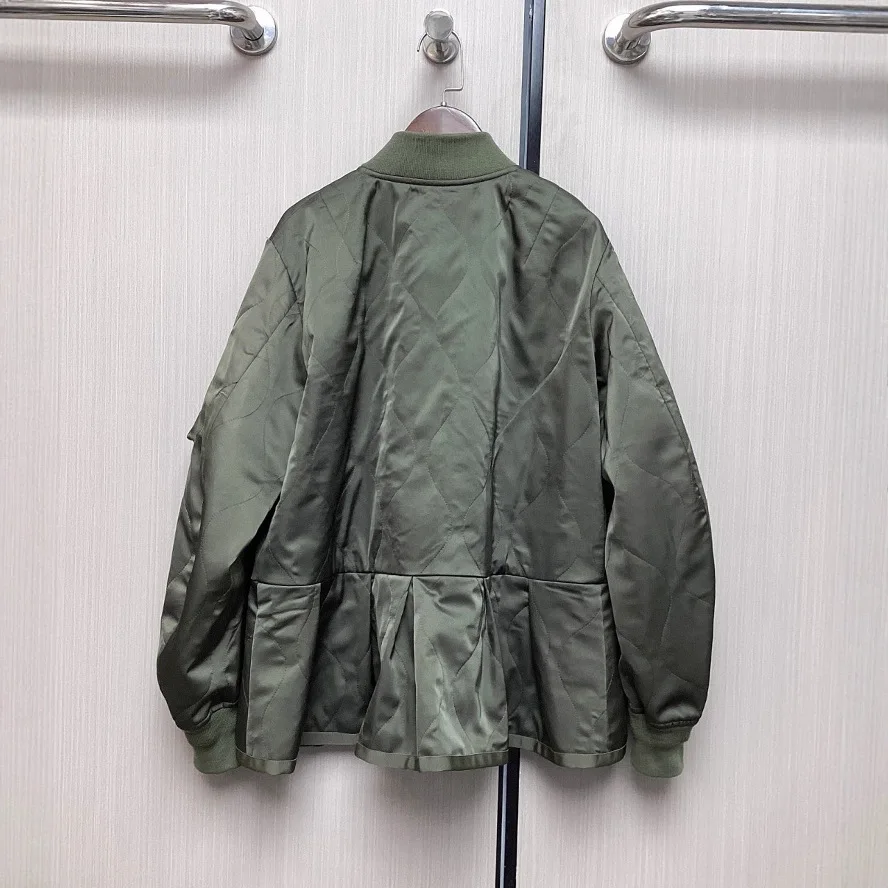 2025 Summer New Splicing Elegant Commuter Long Sleeve Jacket Women Fashion Outwear