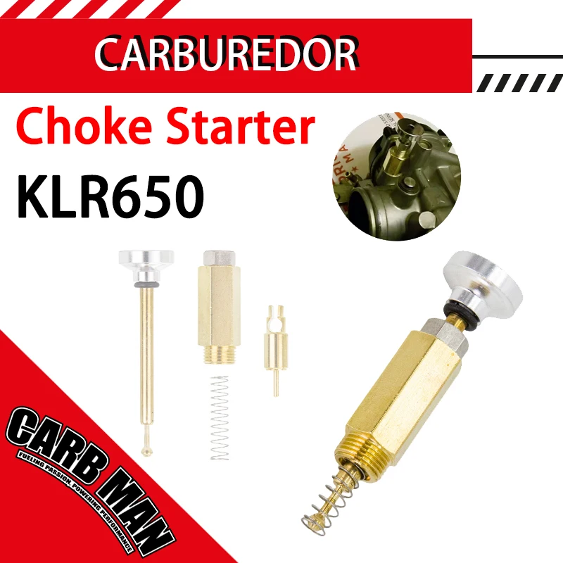 Cat 300 250 Manual Choke Starter For KLR 650 KLF650 Kawasaki Assembly KLF300 Arcti Motorcycle Carburetor KLR250S Bayou 300