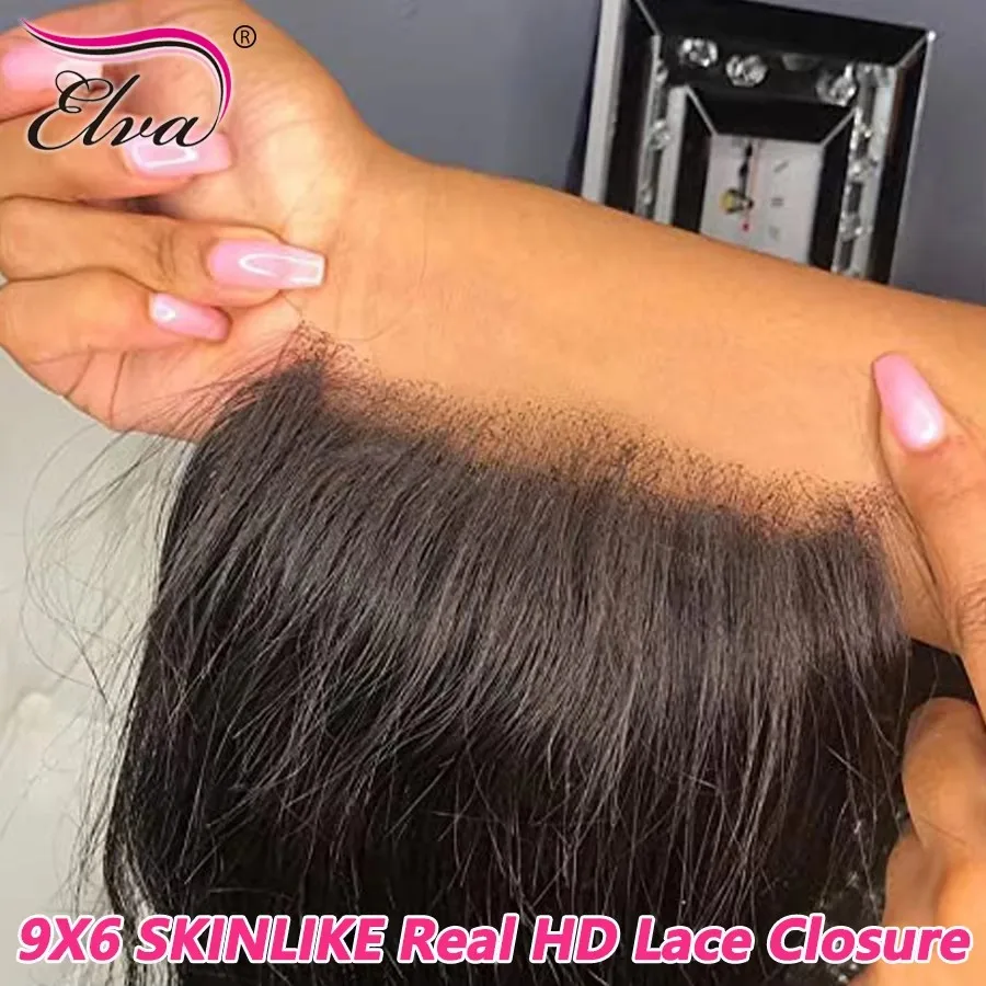 

Фронтальный топпер 9x6 HD Lace из натуральных человеческих волос: прямые и волнистые пряди, невидимый швейцарский HD-кружевной фронтальный топпер 13x6, идеально прилегающий к коже, для женщин