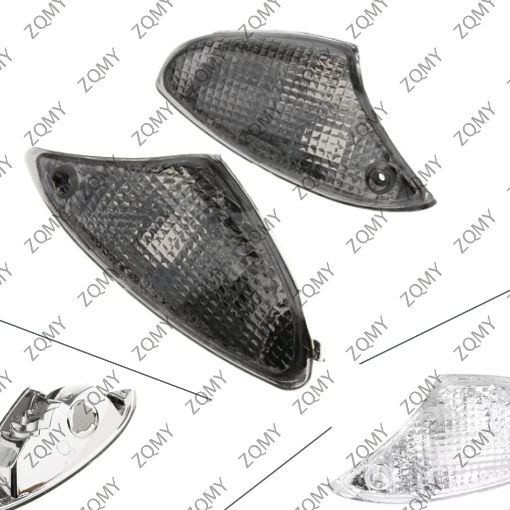 2Pcs For BMW K1200S K1300S All Years Motorcycle Front Turn Signal Lamp Indicator Blinker Light Lens Cover Housing