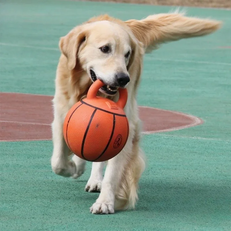 Dog toy ball Jianbao ball, medium and large dog bite resistance training side grazing golden retriever elasticity