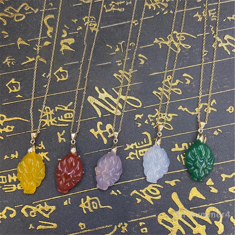 تسعة الذيل الثعلب سلسلة بدلاية قلادة للجنسين الصينية الحيوان منحوتة باليد الثعلب الرجال النساء محظوظ المجوهرات هدية #5