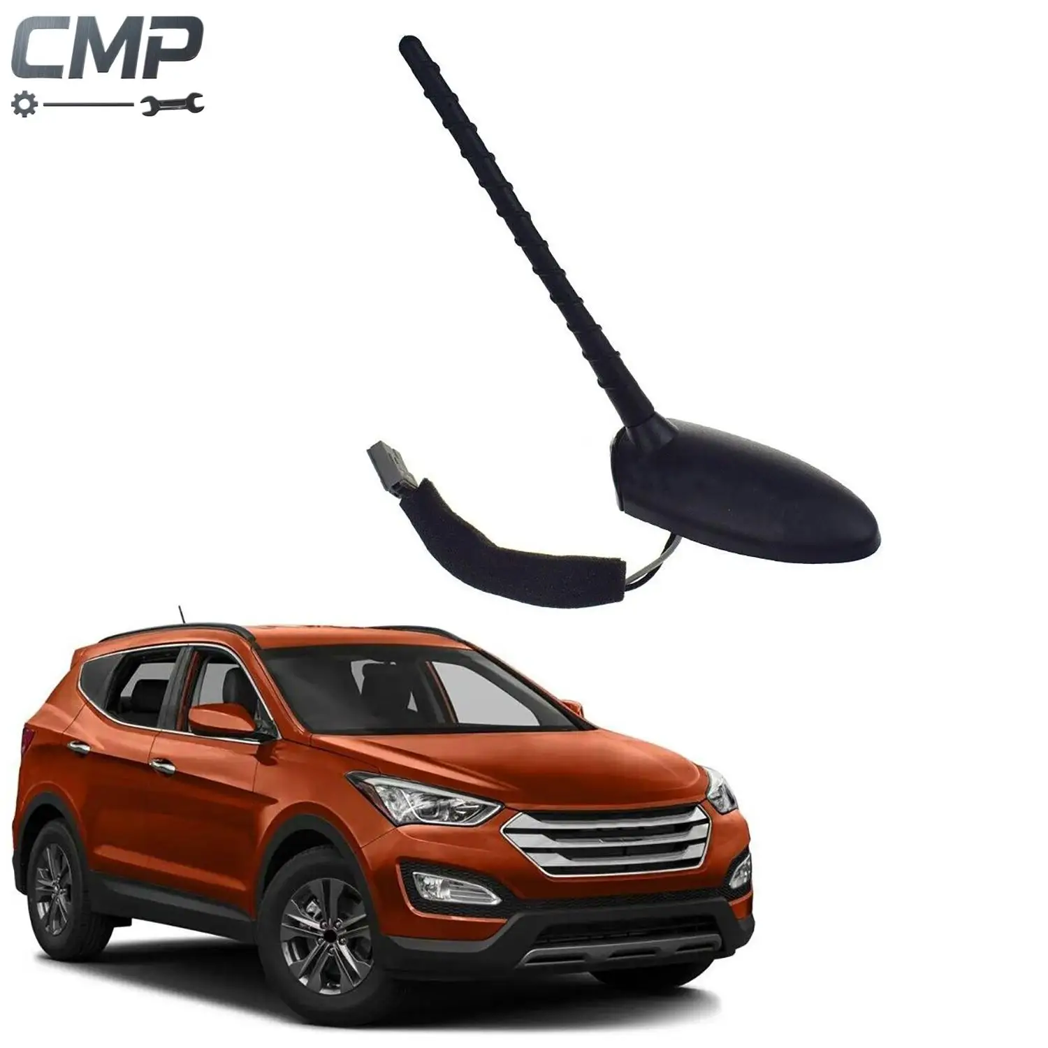 

Roof Antenna Pole & Base 962152J100 962151W000 96210-2W100 For Hyundai Accent Santa Tucson Kia Forte Sportage Soul 2006-2017