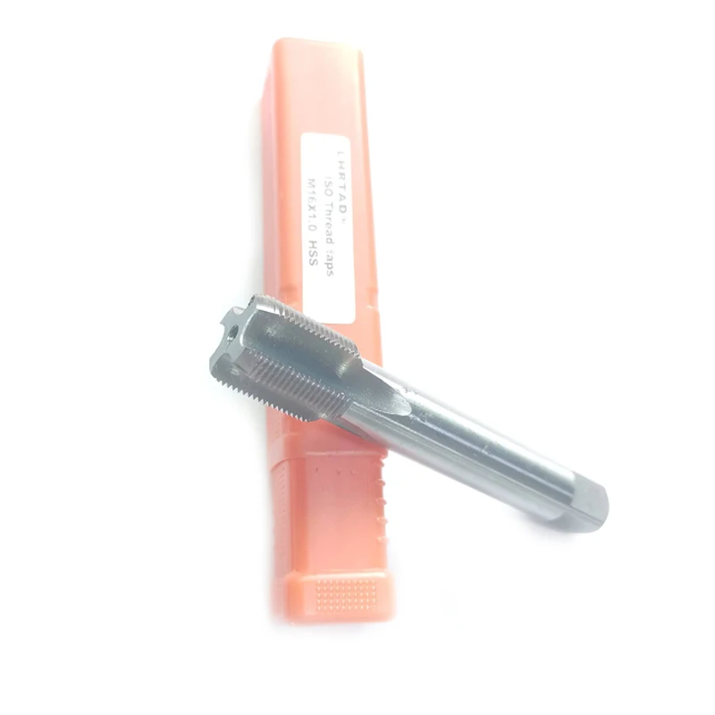Imagem -04 - Tap Plug Thread Fino Máquina Metric Straight Fluted Hss Torneiras M16 Hss M16x2.0 M16x1.75 M16x1.5 M16x1.25 M16x1.0 M16x0.75 M16x0.5