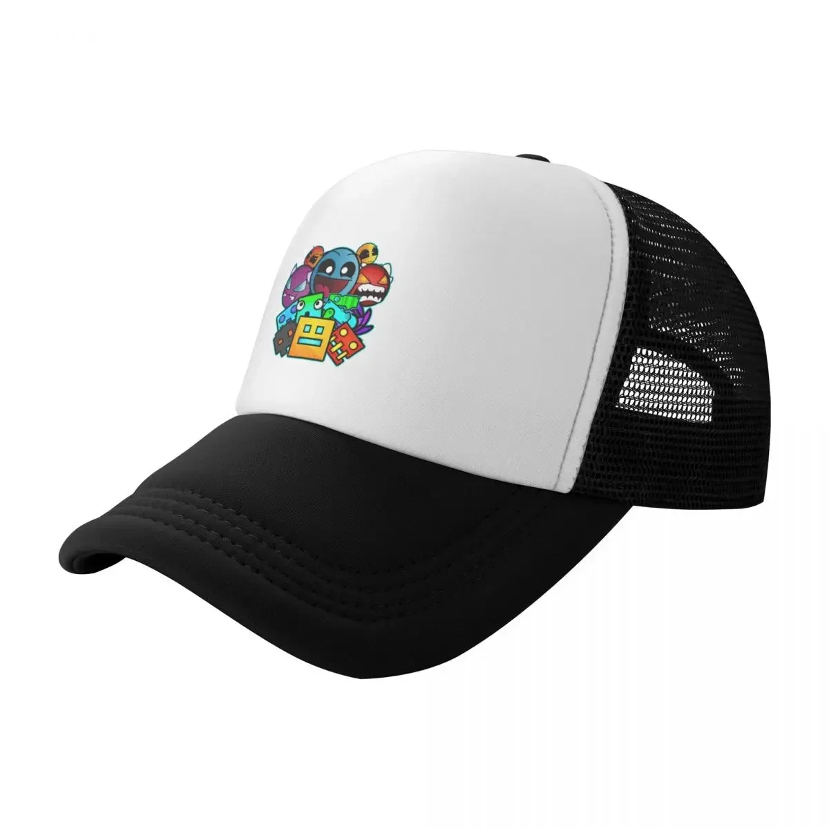 geometry dash old school gaming Baseball Cap Brand Man cap Streetwear Luxury Brand Men's Baseball Women's