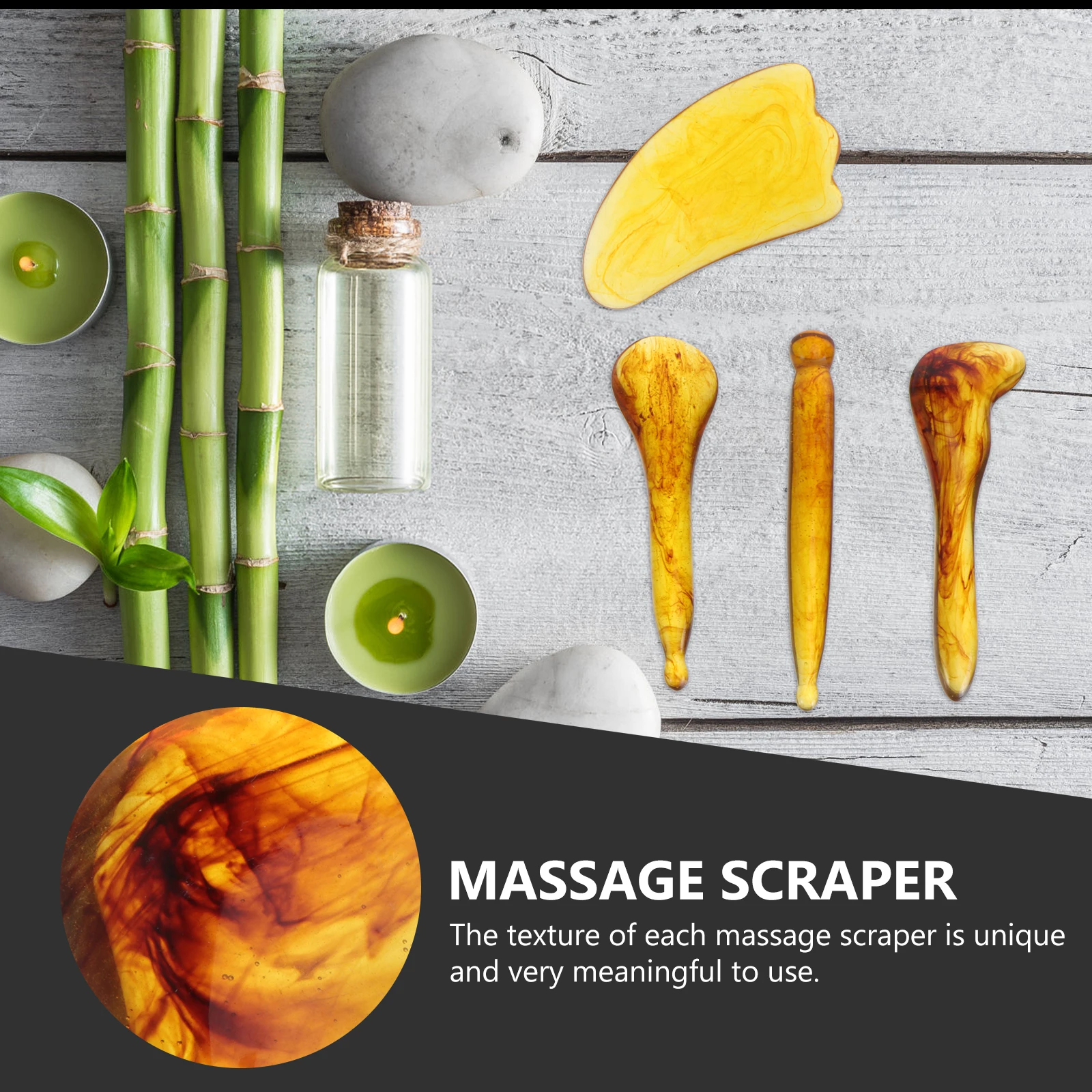 

8 шт., скребок для массажа, скребок для тела, лица, головы, набор инструментов из пчелиного воска, смолы, ускорение клеток, метаболизм, акупунктура, триггерная точка