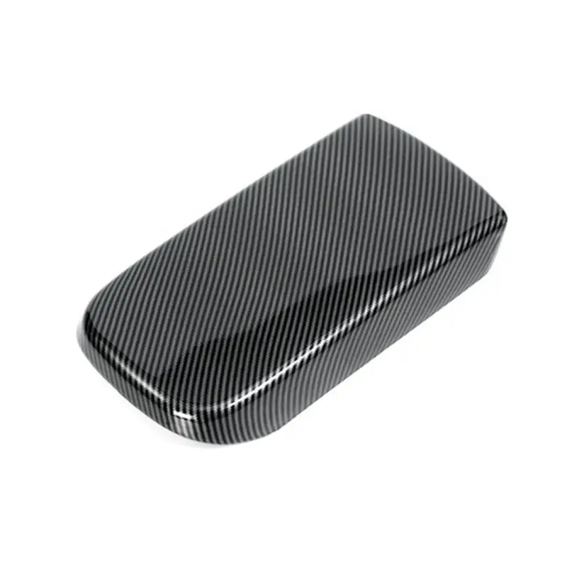 A01K-For Seeker Trax 2023 2024 Center Console Armrest Box Lid Cover Trim Accessories ABS Carbon Fiber