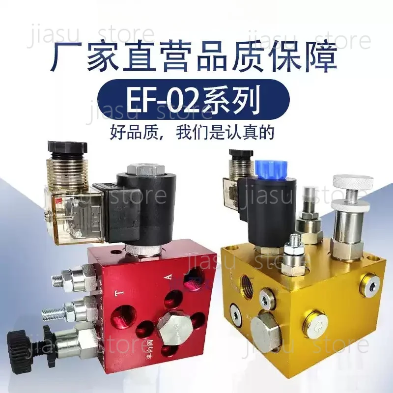 Hydraulic Elevator Speed Control Valve ET02 ET04 ET06 - Electro-Hydraulic Proportional Flow Regulator for Lift Systems