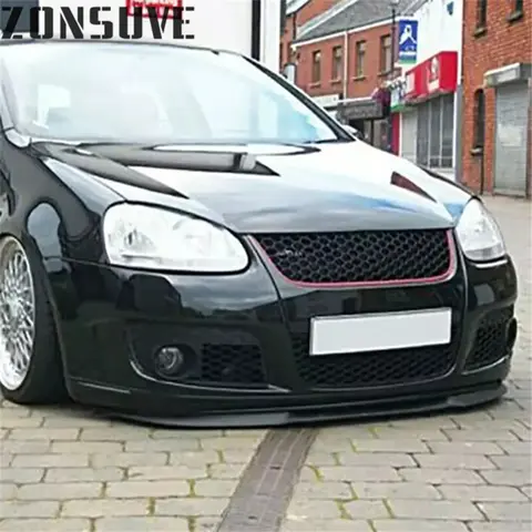 For Vw Jetta Mk4 Bora Front Splitter Bumper Lip Spoiler Body Kit Accessories 3pcs