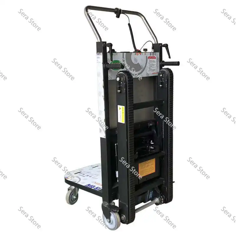 Popular Climbing Construction Site Upstairs Pulling Goods Hand Push Loader Crawler Truck