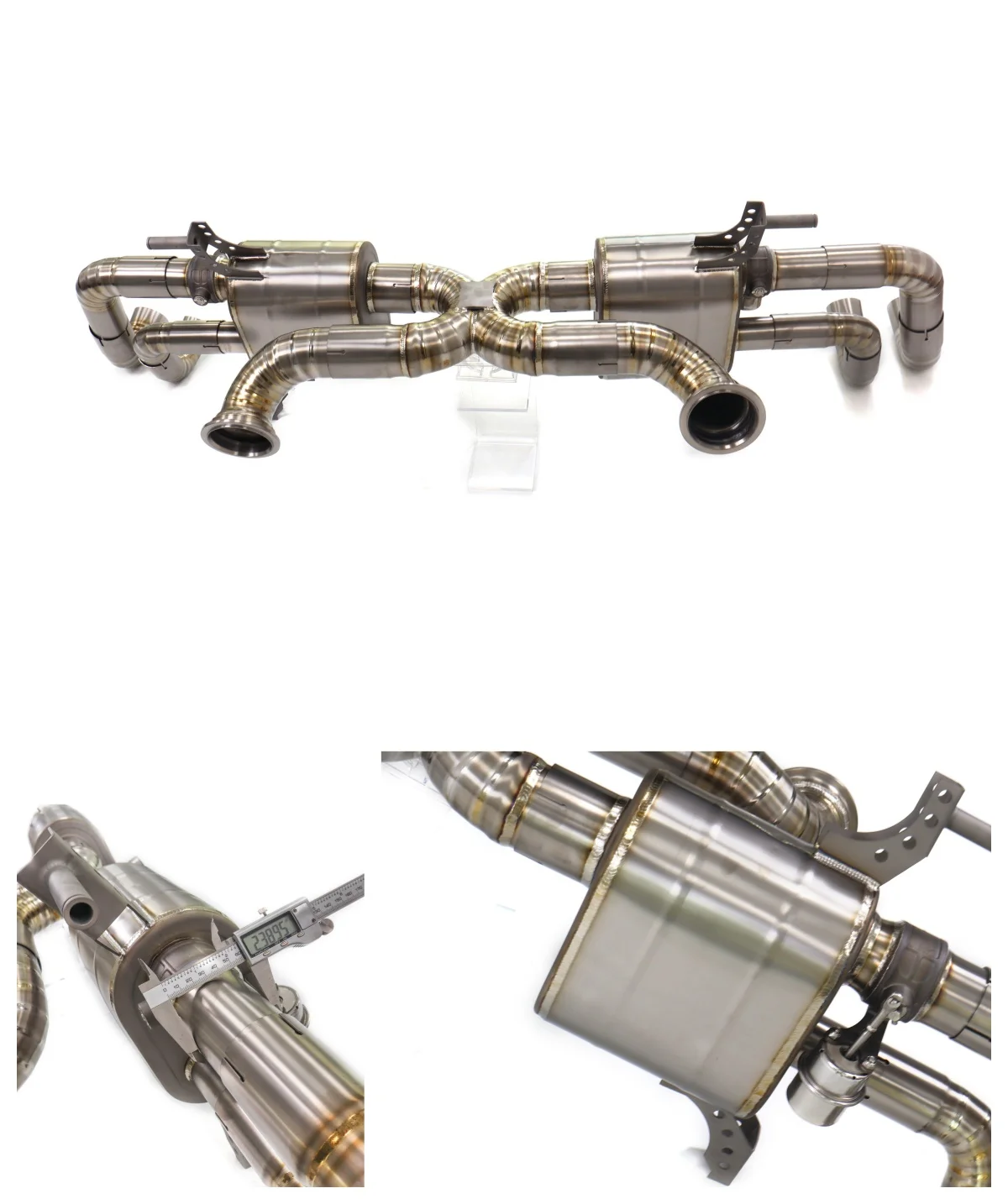 

for Audi R8 V10 5.2L catback With Valve Titanium Exhaust System Performance Quality certification HMD