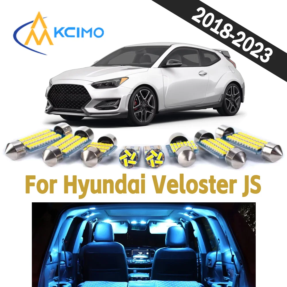 

Durable Auto Interior LED Light Kit For Hyundai Veloster JS 2018-2023 CANBUS Bright Wear Resistant Vehicle Indoor Lighting Bulbs
