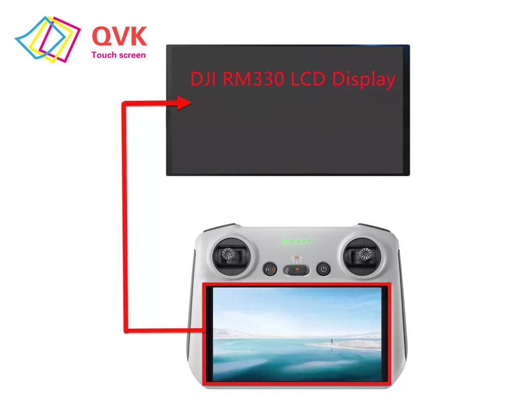 New Original For Dji RC RM330 RM331 SMI550-B66 Remote Control LCD Display Touch Panel Digitizer Assembly Spare Parts Replacement