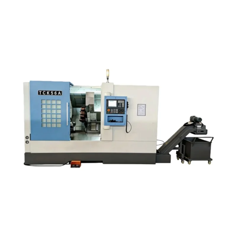 Automatic Metal Y-Axis, Equipped with a 45-Degree Slant Bed and a Power Tool Turret, Is Suitable for High-Precision Parts.
