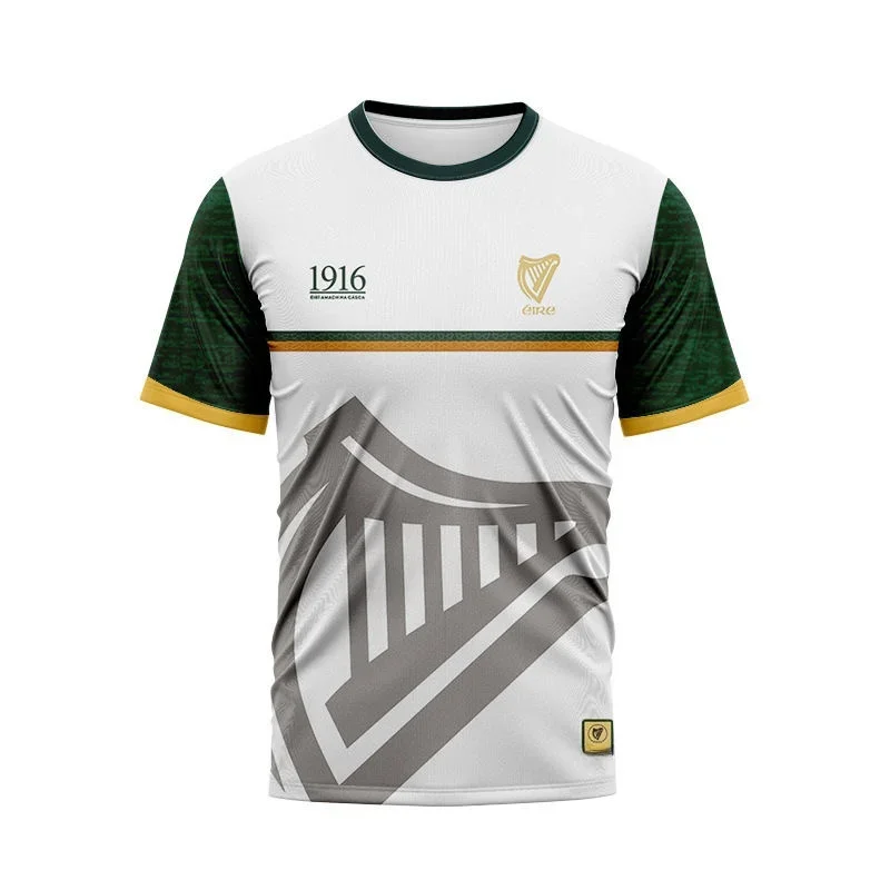 Heiß begehrtes Sommer-Rugby-Team 3D-T-Shirt, locker und bequem, hohe Qualität, für die ganze Familie geeignet, für Männer und Frauen, gleiche Modelle für Jungen. – Detail 6