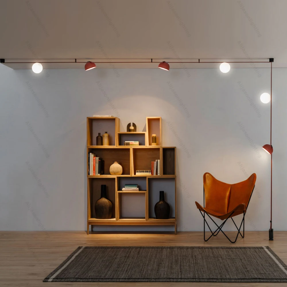 

2026 Early Spring DIY Textile Leather Belt Glass Dimmable LED Pendant Light Chandelier Luminaire Hanging Lamp For Living Room