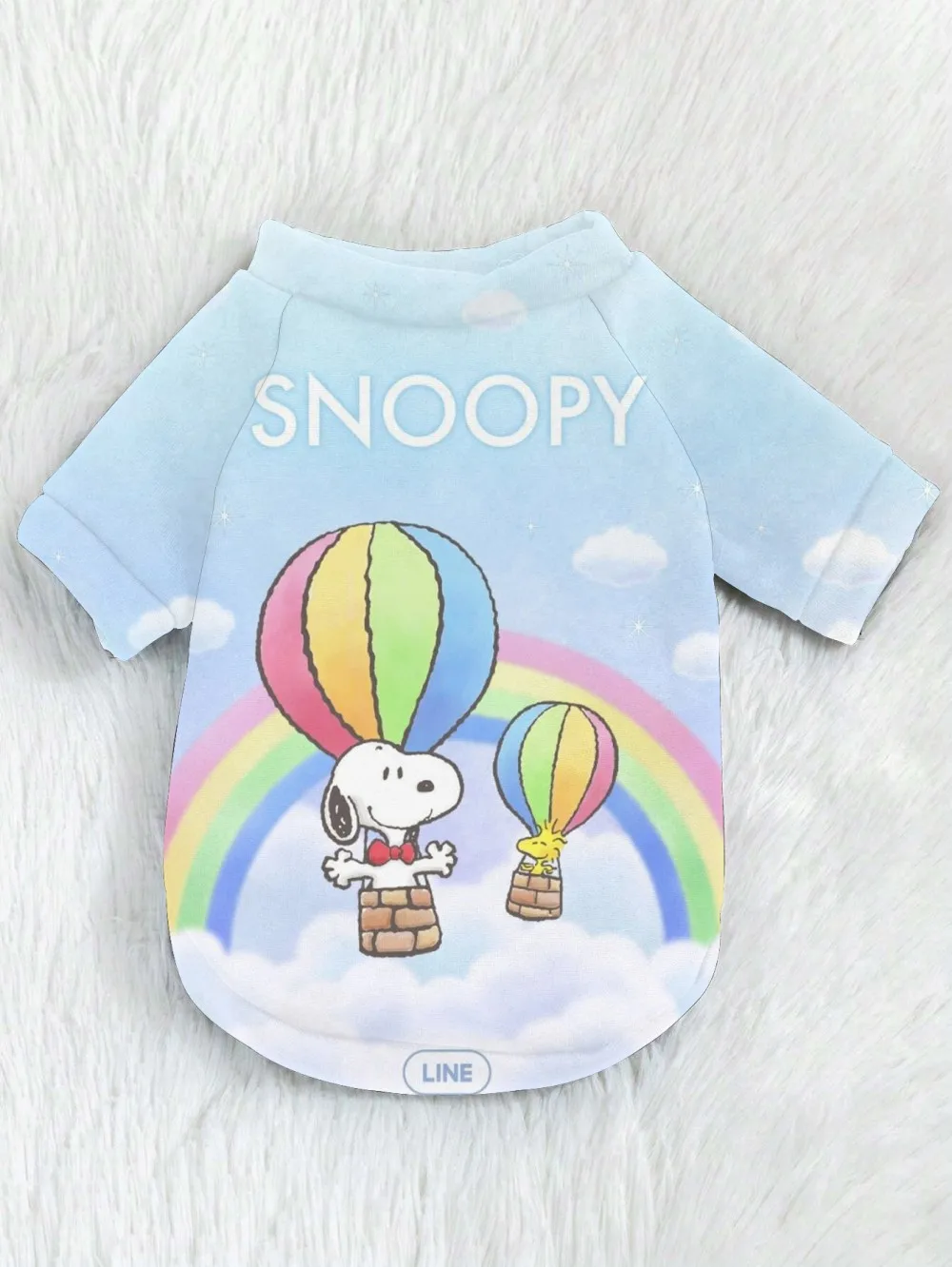 Autumn and winter pet dog clothes Snoopy print pet casual comfortable round neck sweatshirt Bichon Frise English Bulldog