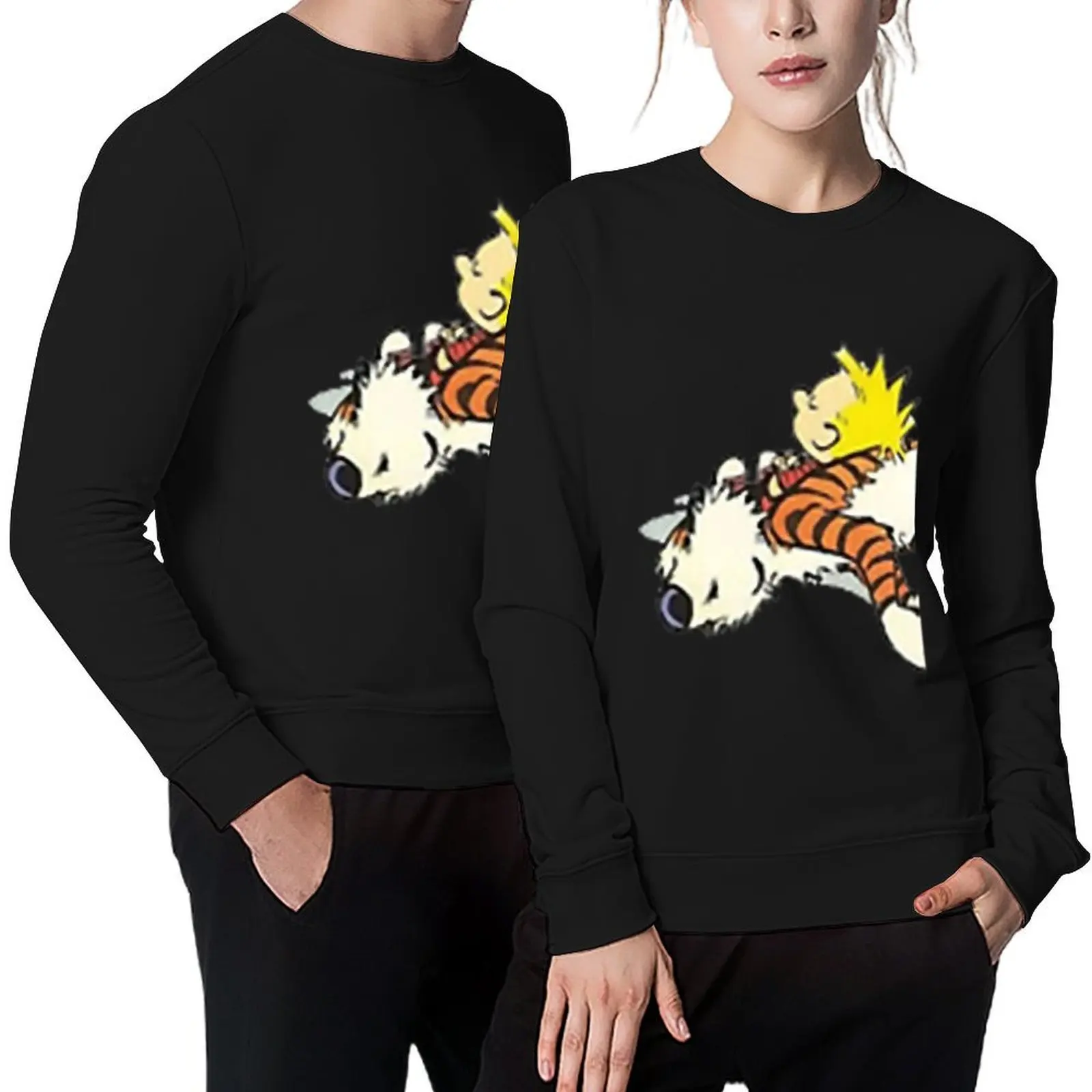 

Calvin and Hobbes Sleeping Pullover autumn jacket men clothes for men men wear mens designer clothes sweatshirts