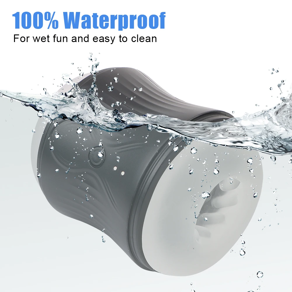 ذكر الاستمناء 10 طرق الاهتزاز مزدوجة الوجهين الجنس لعب للرجال التلقائي TPE جهاز استمناء واقعية كس اللسان