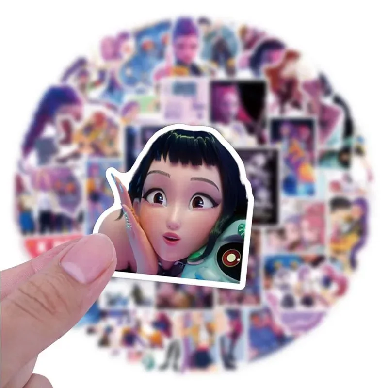 55 قطعة KPop شيطان الصيادين ملصقات شيطان الصيادين عيد ميلاد ملصقات صناعة يدوية سكرابوكينغ الهاتف الأمتعة سكيت ملصق مضاد للمياه #4