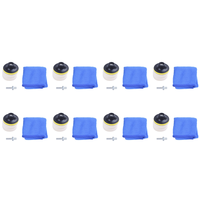 64PC 3Inch 75Mm Felt Polishing Pad Windscreen Scratch Repair Glass Polishing Kit