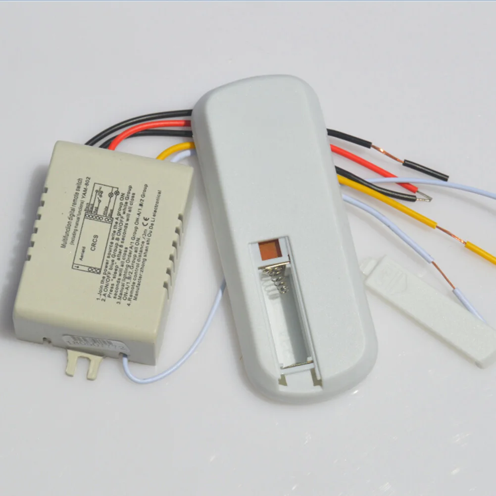 

2 Channel Remote Switch For Led Lamp Fluorescent Light Droplight 15M Range Anti- Easy Installation