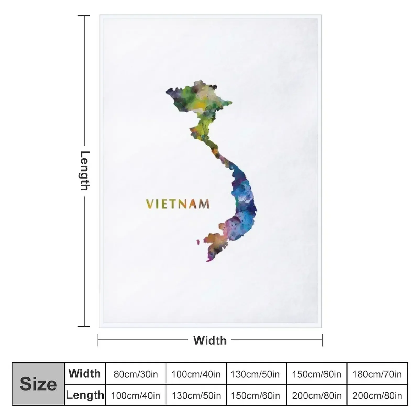 Vietnam Throw Blanket Soft Beds Comforter Blankets