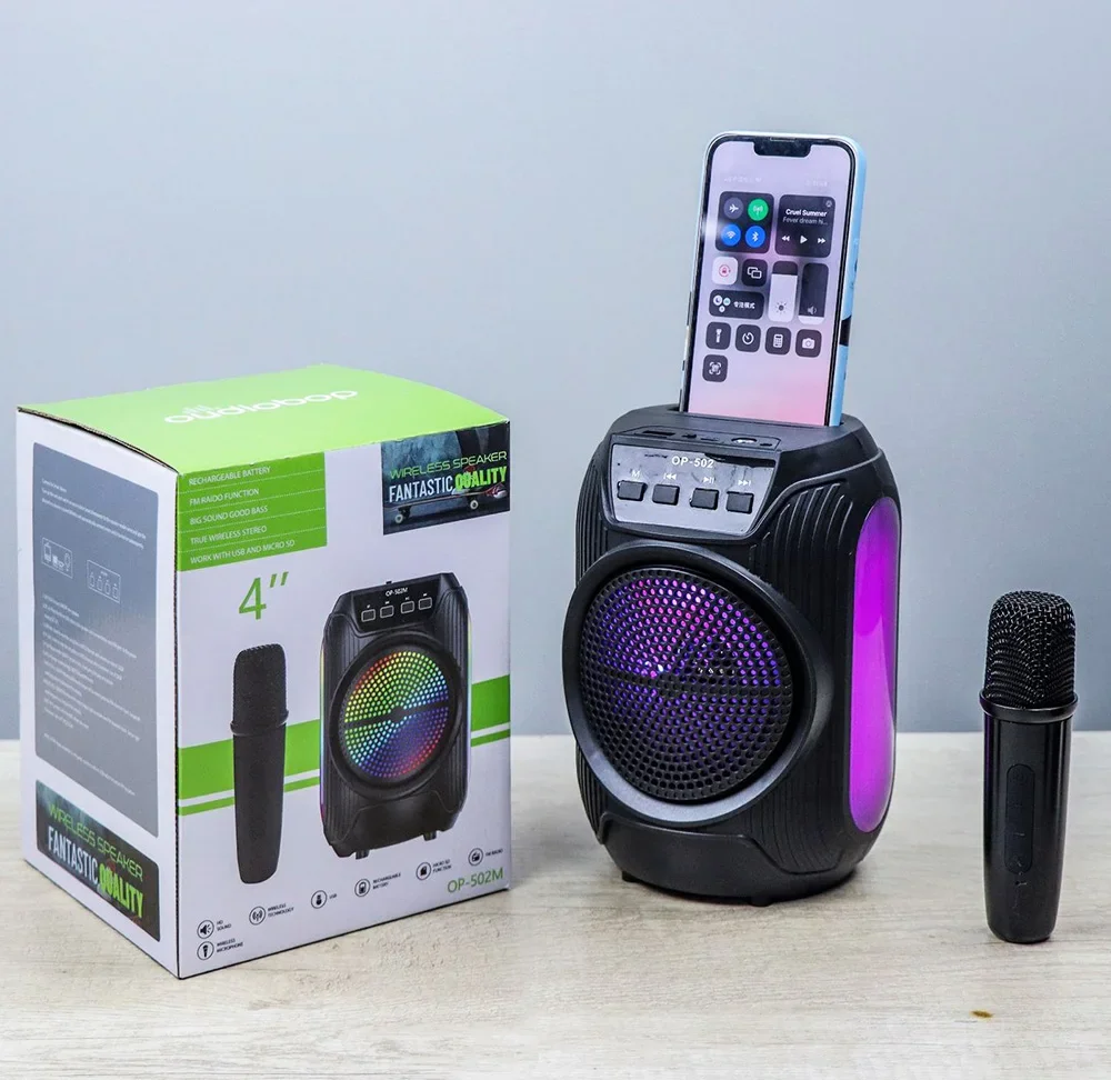 Cal przenośny głośnik Bluetooth z światło RGB System kina domowego wsparcie Audio dysku TF Mini bezprzewodowy Subwoofer BT