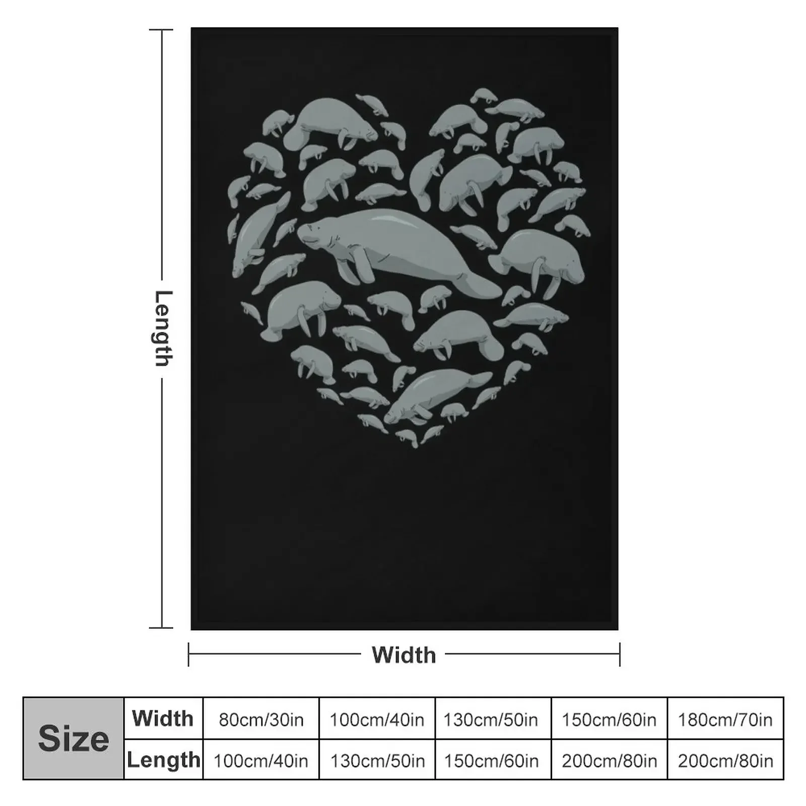 I Love Manatees Shirt Women Manatee Gift Men Floaty Potato Throw Blanket For Baby Luxury St Blankets