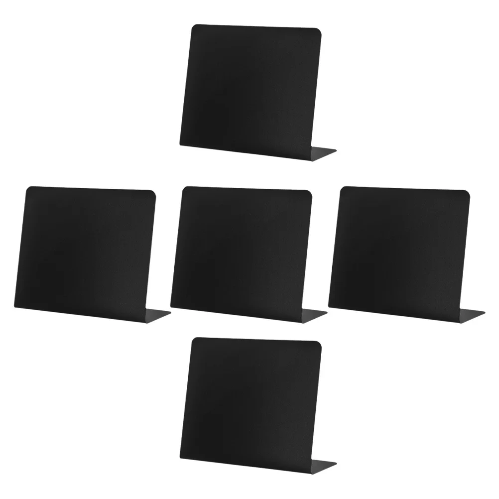 5 قطعة علامات السبورة لوحات رسائل الطاولة الدائمة قابل للمسح مذكرة لمطعم حفل زفاف بوفيه مكتب ديكور صغير #5