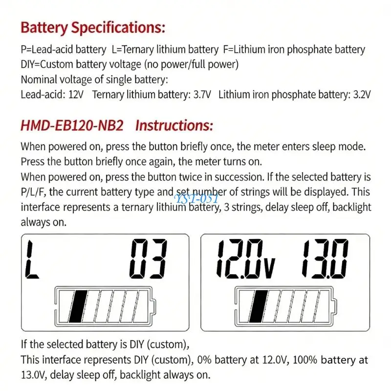 

E15A DC5-100V Вольтметр батареи Индикатор емкости Измеритель мощности Литий-свинцово-кислотный