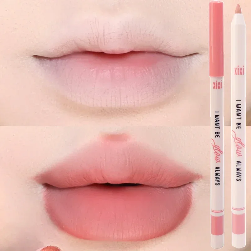 Contouring Matte Lip Liner Pen Nude Pink Red Lipstick Pen Waterproof Lasting Natural Soft Mist Sexy Lips Makeup Cosmetics Pencil