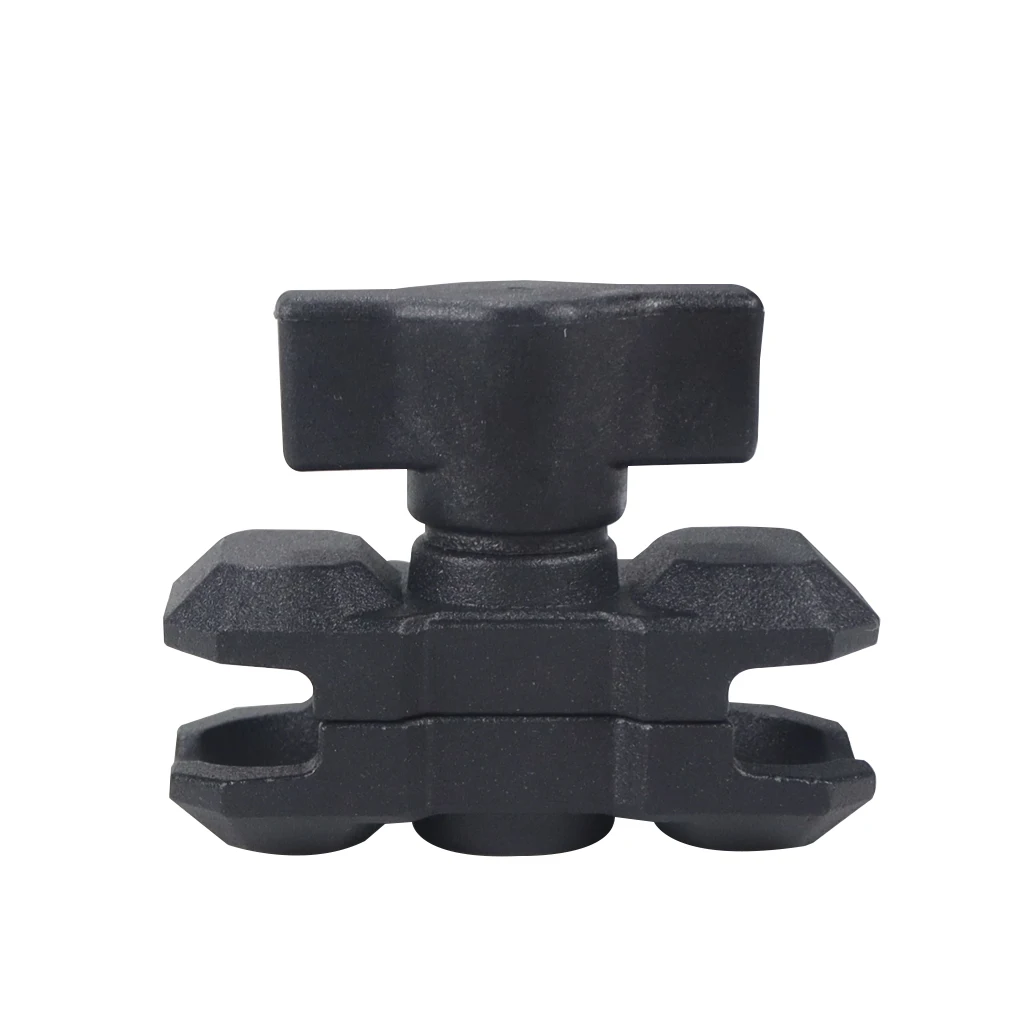 Doppel Buchse Verlängerung Arm 1-zoll Kugelkopf Basis Adapter für Ram Mount für GoPro Für Insta360 Kamera Fahrrad motorrad Halterung – Detail 7