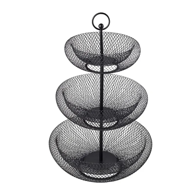 Tier Fruit Basket Fruit Bowl Fruit Stand Home Creative Snacks Bread Storage Drain Basket Table Snacks Tray