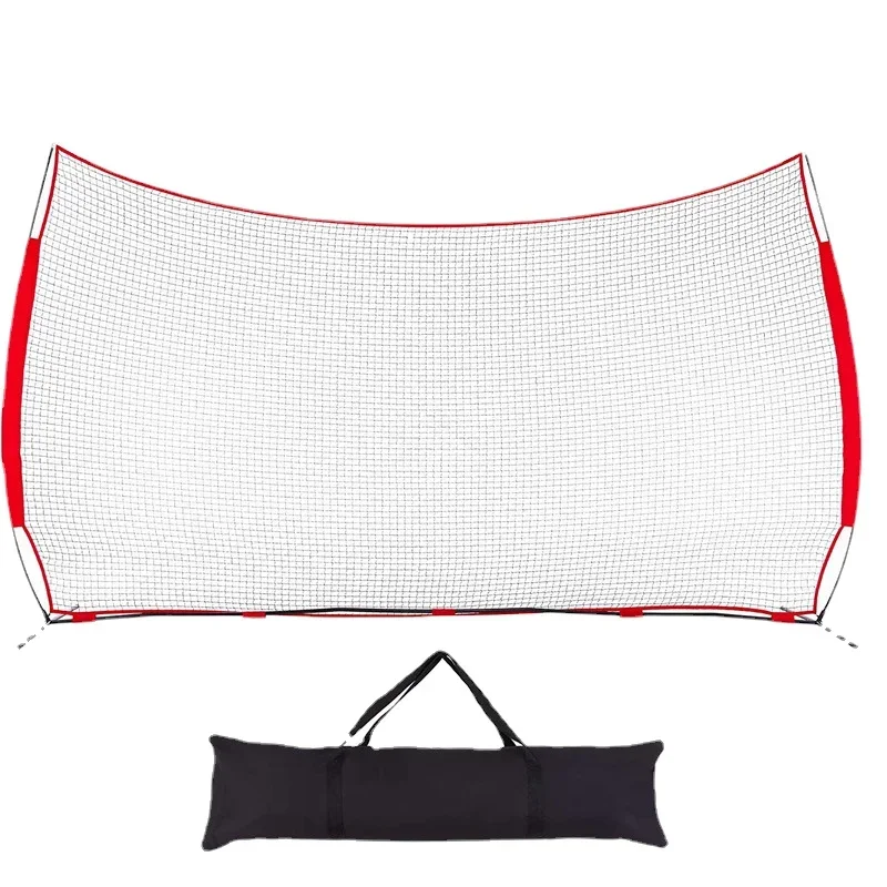 Portable Large Baseball Batting Soccer Rebound Goal Protection Barricade Barrier Backstop Net