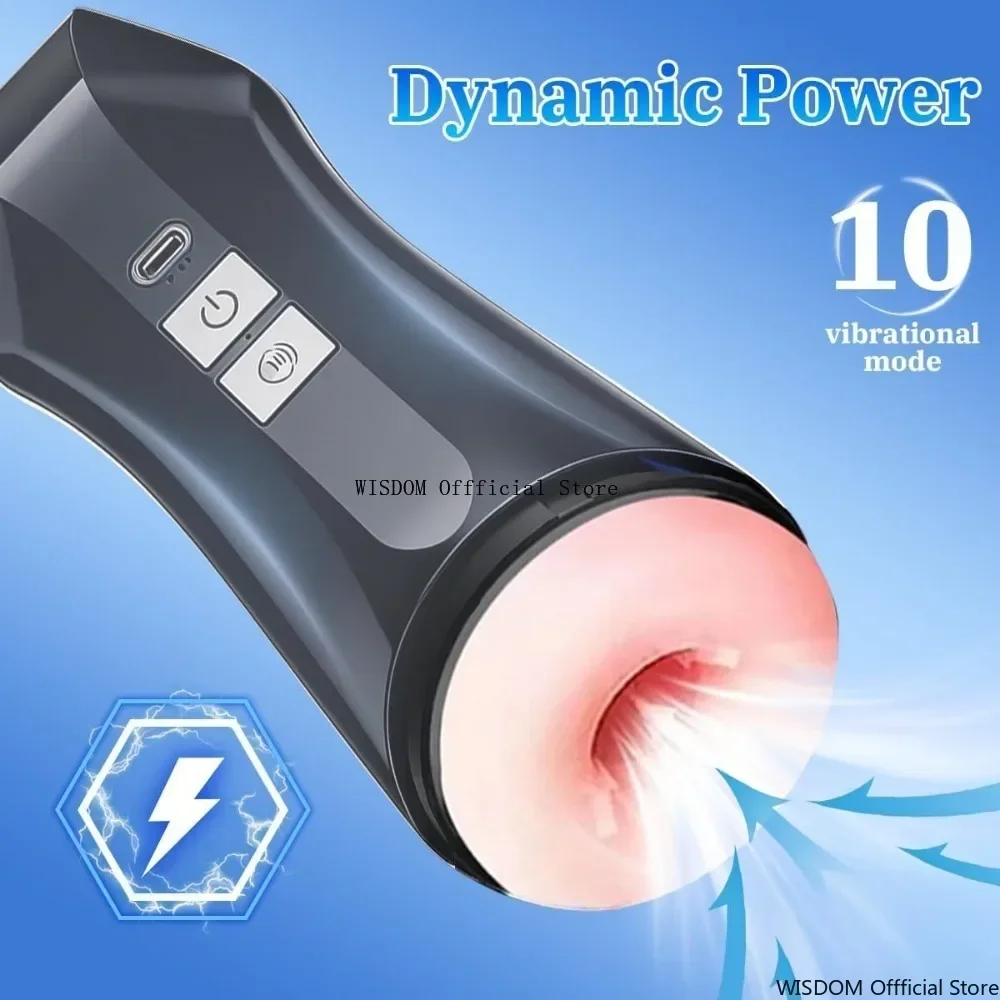 Automatic Male Masturbator With Sucking And Vibration Modes_voghion.com