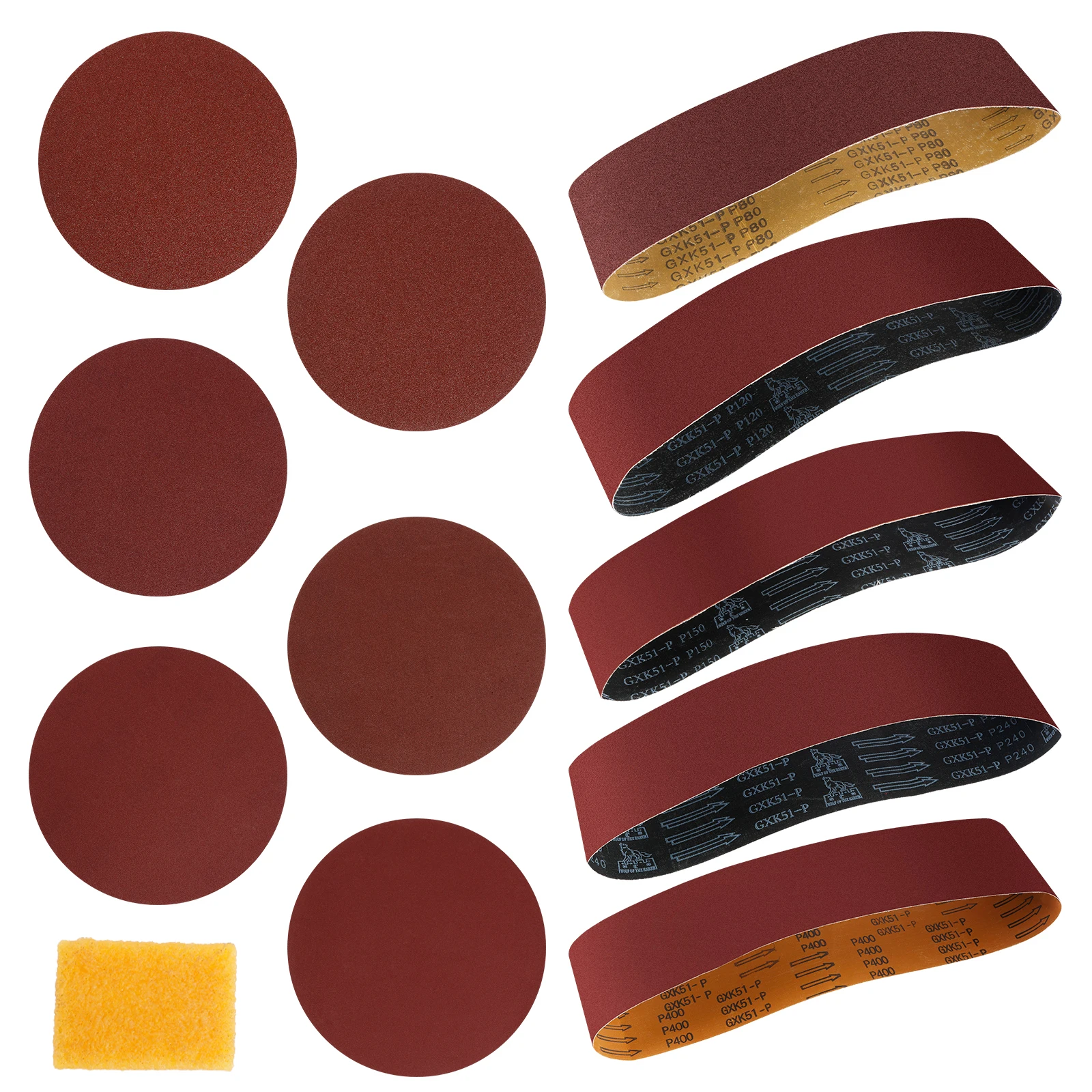 22Pcs Sanding Belts Multipurpose Sanding Discs Belt Sanders Sander Paper Sanding Belts Replacement Belt Sander Paper for