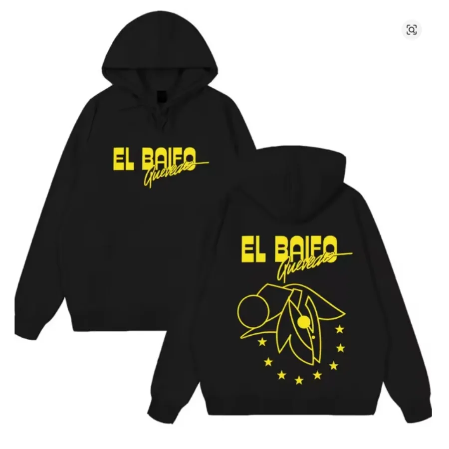 Rapper Quevedo EL BAIFO 2026 Album Merch Hoodies Men Women Fashion Hip Hop Pullovers High Quality Fleece Hooded Sweatshirts