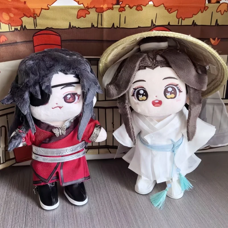 

Genuine Heaven Official Blessing Xie Lian Hua Cheng Plush Cotton Doll San Lang Stuffed Plushie Anime Peripheral Tian Guan Ci Fu