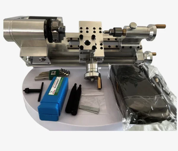 Variable Speed Mini Lathe 100-2500RPM For Wood Metal Working Bench Jewelry Polishing 110V 220V Power DIY Tool